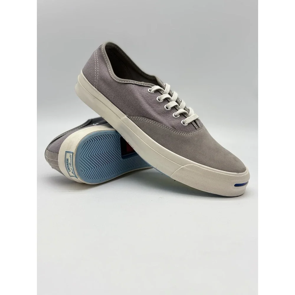 Converse Jack Purcell Grey Wool Textile Low Top Sneakers 153593C Mens 10